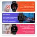 Wireless Waterproof Smartwatch for Men and Women - 4 Bands, Bluetooth Calling, 7-Day Battery, IP68 Waterproof, Heart Rate Sleep Monitor, UV Light Camera, Phone Android Compatible, Daily Wea