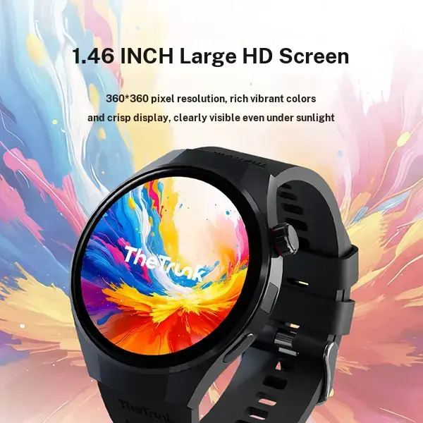 Wireless Waterproof Smartwatch for Men and Women - 4 Bands, Bluetooth Calling, 7-Day Battery, IP68 Waterproof, Heart Rate Sleep Monitor, UV Light Camera, Phone Android Compatible, Daily Wea