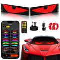 Devil's Eye High-Brightness LED Windshield Display, 15*4''/23*5'' Programmable LED Matrix Panel, Ojos Led Para Carro, USB-Powered with Remote & App Control for Sedans, SUVs & Medium Trucks