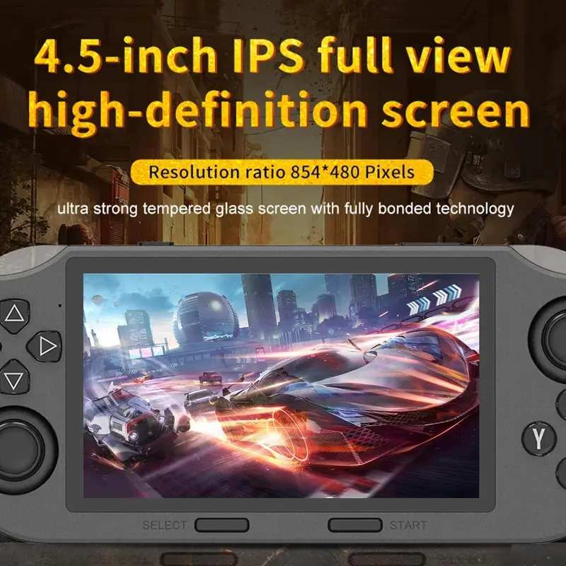 Portable Retro Handheld Video Game Console, 4.5" IPS Display, 3000mAh Rechargeable Battery, 16GB TF Card Compact Mini Gaming Gadget, Gaming Stuff for Gamer, Gifts for Boyfriend & Teenage Boy,back to school,back to school haul