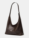 Women's Solid Color PU Leather Shoulder Bag, Simple Large-Capacity Crossbody Bag, Trendy High-quality Daily Commuting Bag, Girl Fashionable Shopping Bag, Fashion Crossbody Bags #GLOBAL PICKS