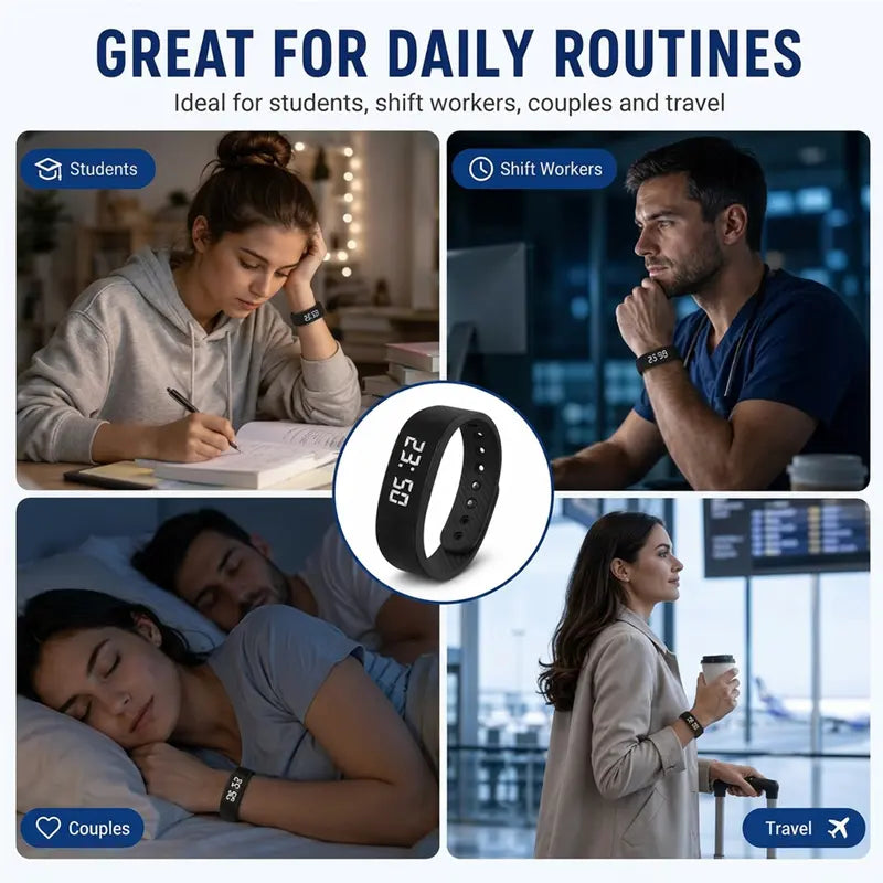 Fitness Tracker with Silent Alarm, Waterproof Band, Step Counter, Built-in USB Plug - No Cables Needed, Ideal for Gym & Travel