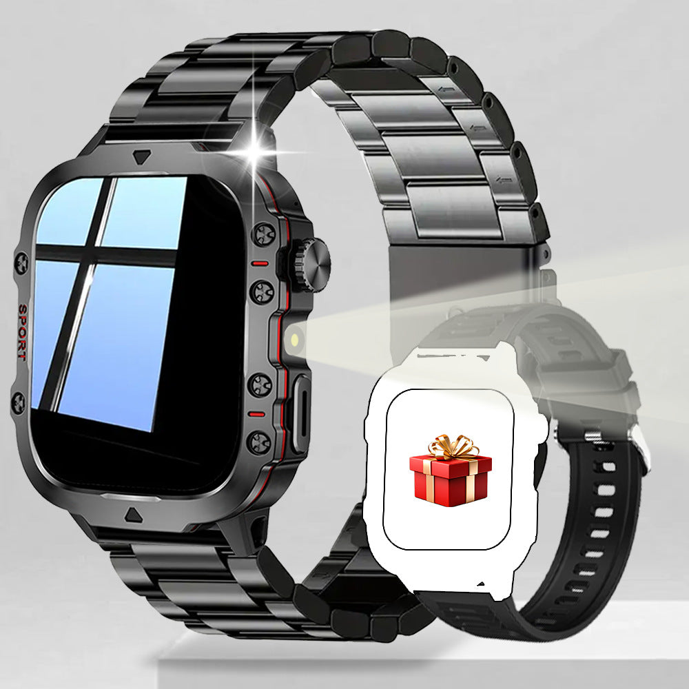 Multifunctional Wearable Smartwatch with LED Light and Screen, Fashionable Digital Watch with Multiple Sports Modes, Smartwatch for Fitness, Wireless Call and Custom Photo Health Tracker, Digital Smart Watches