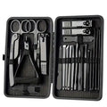 Premium -24-Piece Nail Clipper & Grooming Kit - Professional Manicure Pedicure Tools with Travel Case - Nail Supplies for Men - Ideal Mens Gifts, Birthday Gifts for Boyfriend, Daily Use