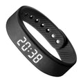 Fitness Tracker with Silent Alarm, Waterproof Band, Step Counter, Built-in USB Plug - No Cables Needed, Ideal for Gym & Travel