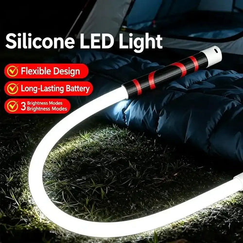 27" Bendable LED Flashlight Stick - Rechargeable High Lumen Hands-Free Work Light, Cars Accessories, Mechanic Stuff, Tools and Gadgets for Car Repair, Garage, Emergency Use (Flash Lights & Lighting)