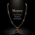 ARPURRAINA Tiger Eye Crystal Necklace, 69cm/27.1in Unisex Sweater Chain Healing Pendant, Abundance-Attracting Jewelry for Women, Theme Party Accessory, Unique Cool Anniversary Gift