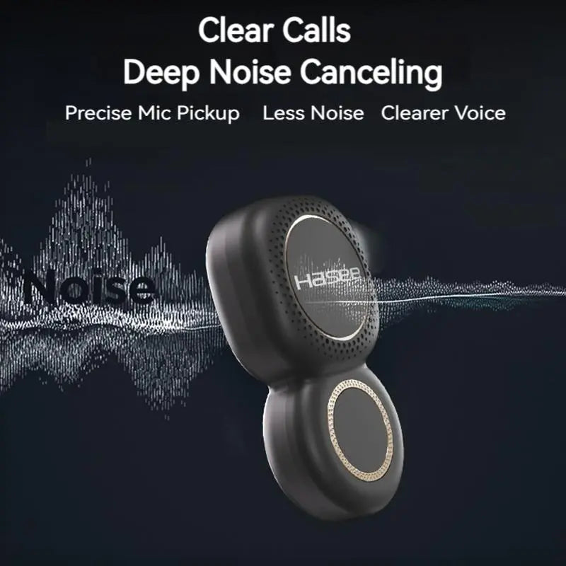 Silicone Open-Ear Neckband Wireless Headphones - Bluetooth 6.0 Air Conduction Earphones, Hand-Free Calls with ENC, LED Battery Display, HiFi Stereo High Quality Audio, Fast Charging, Stable Connection, Lightweight Secure Fit, Sweatproof for Running, Gym