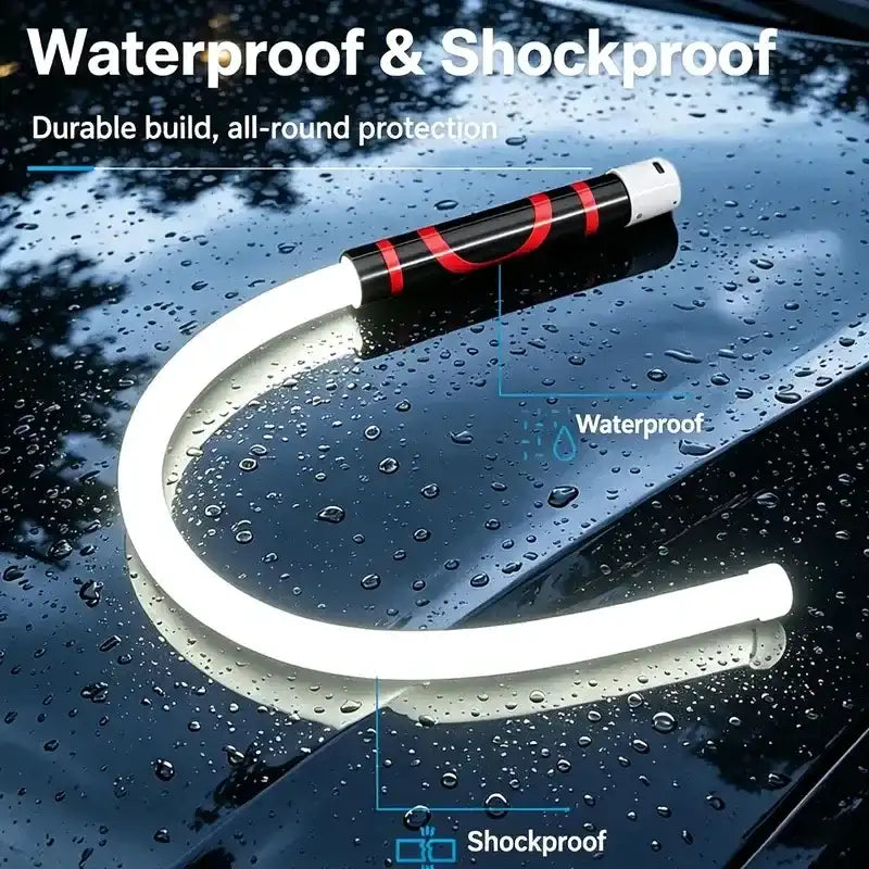 27" Bendable LED Flashlight Stick - Rechargeable High Lumen Hands-Free Work Light, Cars Accessories, Mechanic Stuff, Tools and Gadgets for Car Repair, Garage, Emergency Use (Flash Lights & Lighting)
