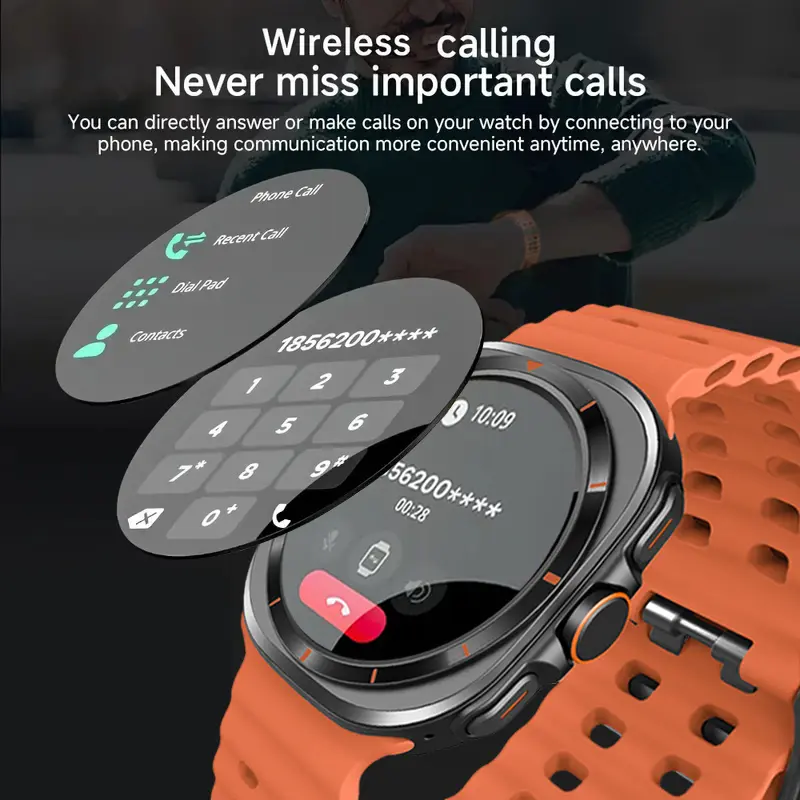 2026 New Multifunctional Men Women's Smartwatch with Call Function, Touch Screen Smart Watch, Sports Modes DIY Watch Dials Messages Reminder, IP67 Waterproof Fitness Activity Tracker, Fathers Day Gift, Wearable, Devices