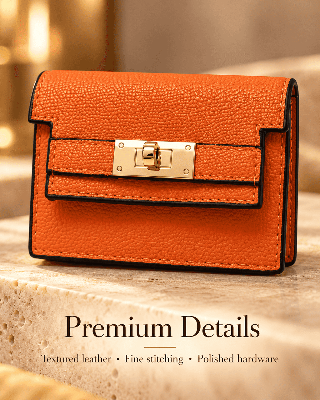 Women's Solid Color Credit Card Holder, Fashionable Small PU Leather Wallet, Casual All-Match Commuter Card Bag for Work & Daily Use, Great Gift for Girlfriend, Card Slot, Card Pouch