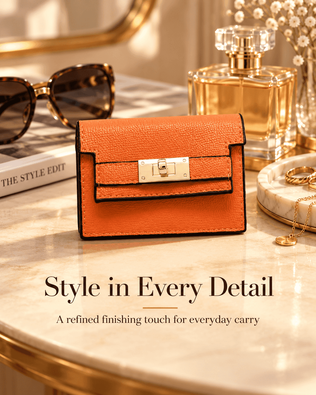 Women's Solid Color Credit Card Holder, Fashionable Small PU Leather Wallet, Casual All-Match Commuter Card Bag for Work & Daily Use, Great Gift for Girlfriend, Card Slot, Card Pouch