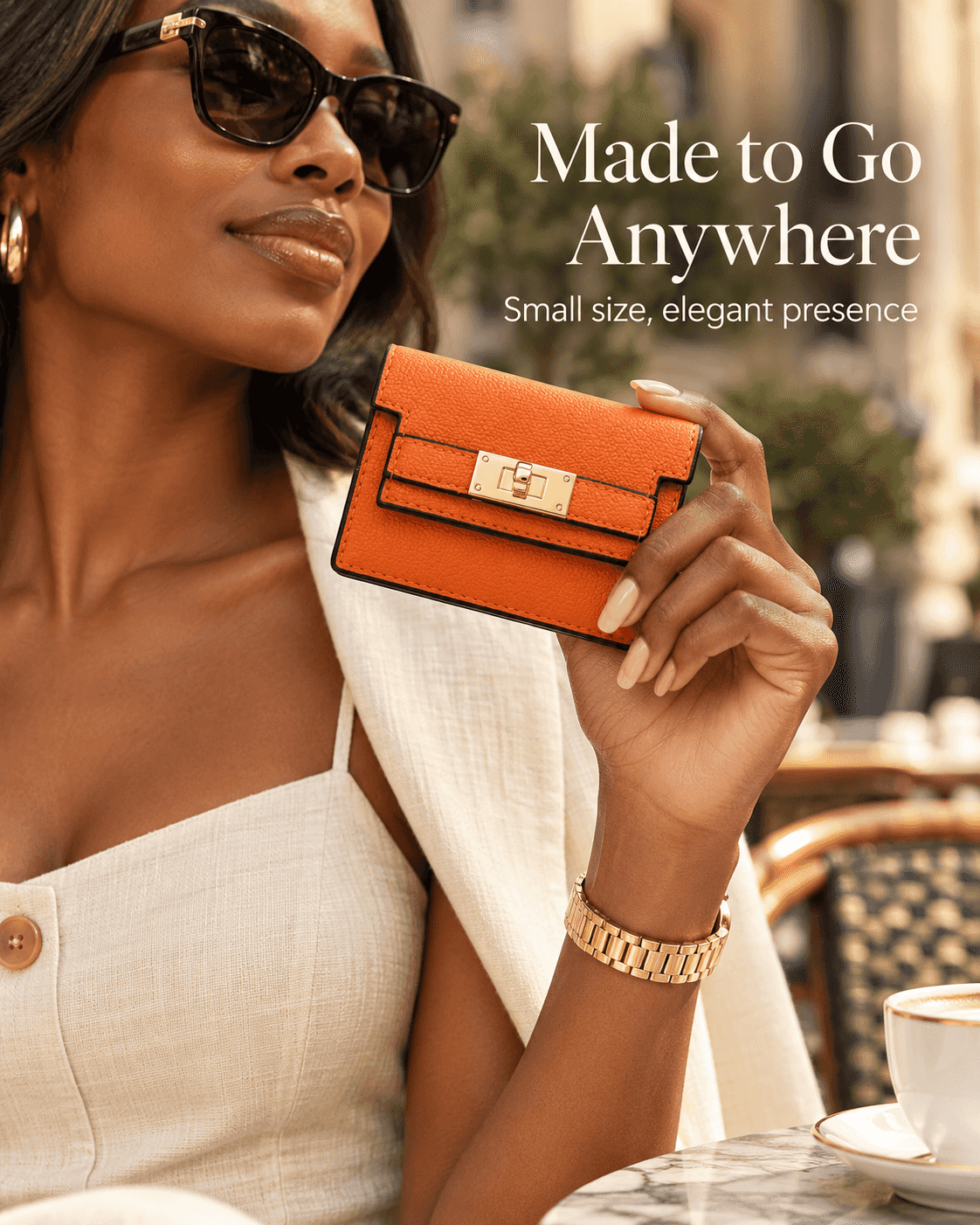 Women's Solid Color Credit Card Holder, Fashionable Small PU Leather Wallet, Casual All-Match Commuter Card Bag for Work & Daily Use, Great Gift for Girlfriend, Card Slot, Card Pouch
