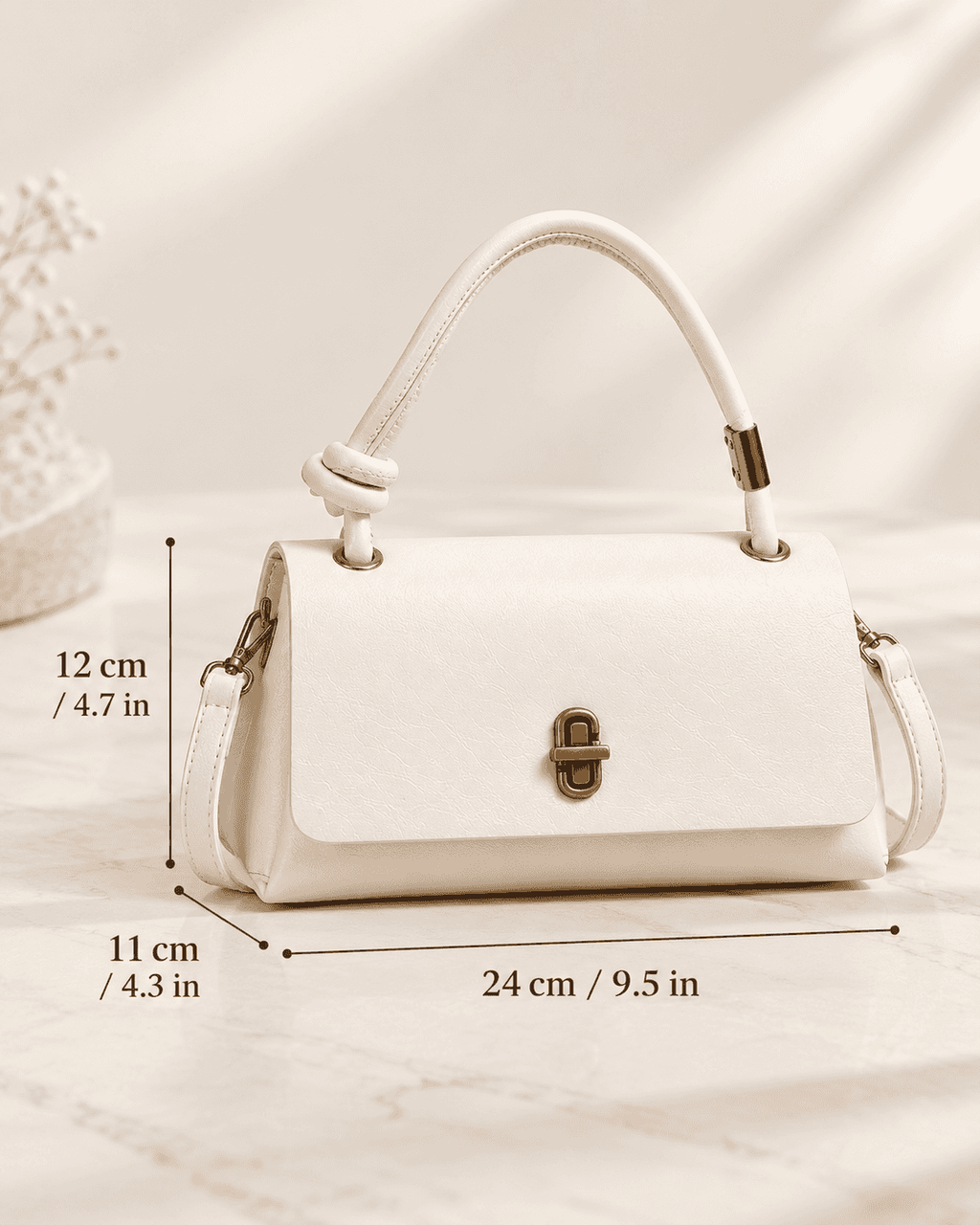 Simple Versatile Small Satchel Bag, Casual Flip Cover Clutch for Shopping & Commuting, Stylish PU Leather Crossbody Shoulder Bag