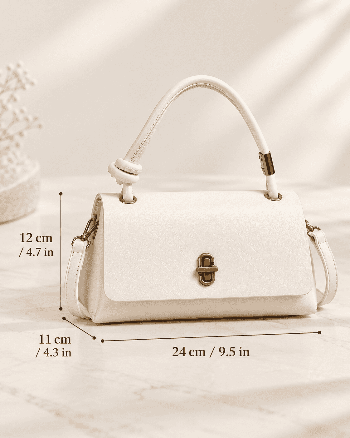 Simple Versatile Small Satchel Bag, Casual Flip Cover Clutch for Shopping & Commuting, Stylish PU Leather Crossbody Shoulder Bag