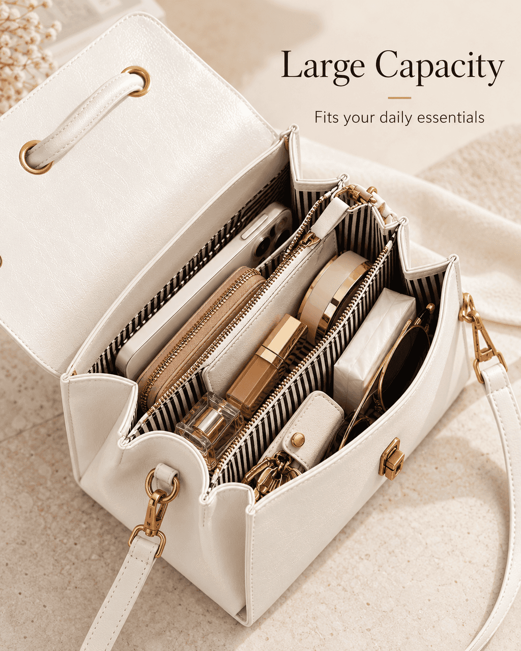 Simple Versatile Small Satchel Bag, Casual Flip Cover Clutch for Shopping & Commuting, Stylish PU Leather Crossbody Shoulder Bag