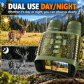 High Powered Night Vision Binoculars - 2000 mAh Battery, 7-Level Infrared, 6X Digital Zoom, Hunt Gear, Cool Outdoor Stuff, Unique Gifts for Man, Birthday Gift, Camping Accessories (Wildlife Observation, Hunting)