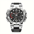 Men's Business Fashion Digital Watch As Gift, Durable Watch for Party, Daily Clothing Decor, Fashionable Digital Watch, Summer 2026 Trendy Multifunctional Watch for Birthday Gift with Box, Business Fashion Watches