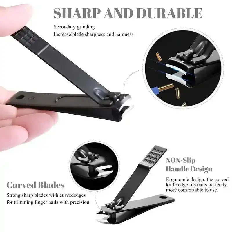 Premium -24-Piece Nail Clipper & Grooming Kit - Professional Manicure Pedicure Tools with Travel Case - Nail Supplies for Men - Ideal Mens Gifts, Birthday Gifts for Boyfriend, Daily Use