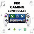 Wireless Mobile Gaming Controller for 100-175mm Smartphones, Rechargeable Portable Controller for iPhone/Android/iPad, Hall Effect Joystick, Turbo, Low Latency Bluetooth, Phone Case Support, Gaming Accessories for Steam, Cool Gadgets Gifts for Him