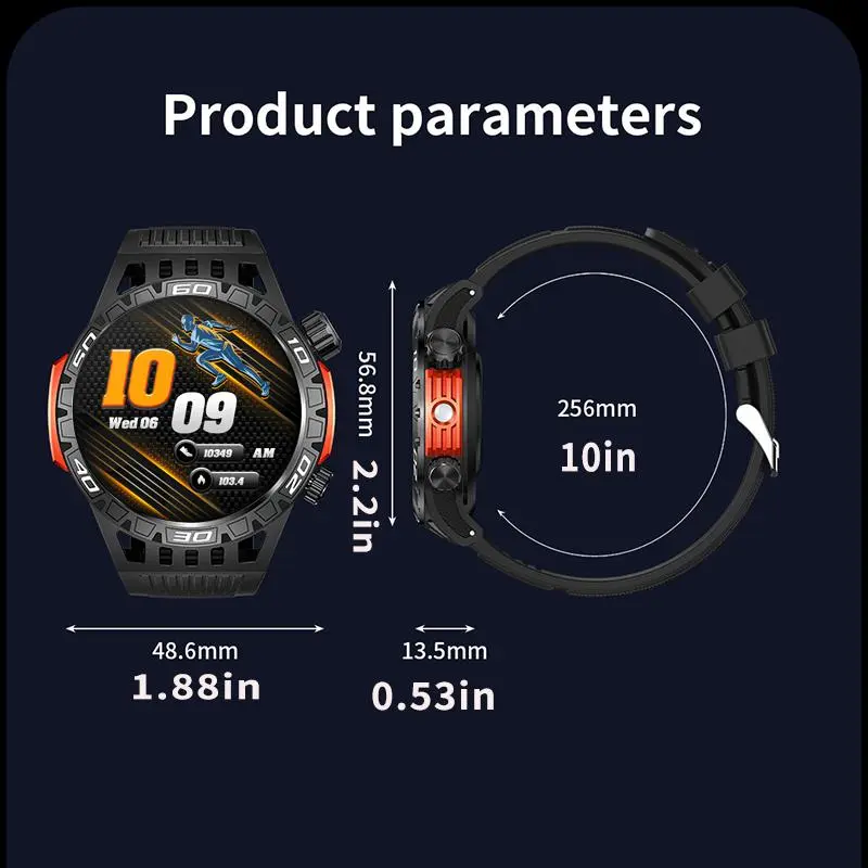 Multifunctional Sports Smart Watch, Fashion Digital Watch with Heart Rate Monitoring and Sleep Tracking, Waterproof Sports Watch for Women & Men